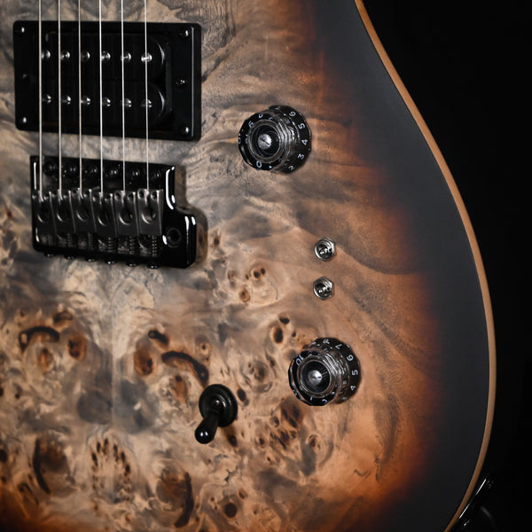 PRS SE Custom 24-08 Poplar Burl Limited Edition- Charcoal Cherry Midnight Burst 2025 (CTIG097593)