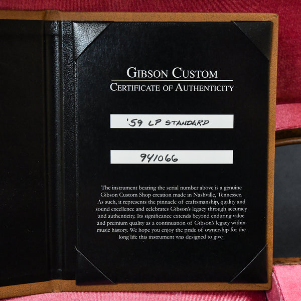 Gibson Custom Shop 1959 Les Paul Standard Reissue VOS Iced Tea Burst 2024 (941066)