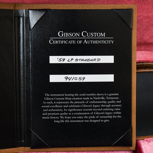 Gibson Custom Shop 1959 Les Paul Standard Reissue VOS Iced Tea Burst 2024 (941059)