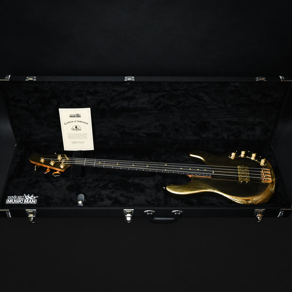 Ernie Ball Music Man StringRay 50th Anniversary Limited Edition Bass Guitar- Molten Gold 2026 (K09755)