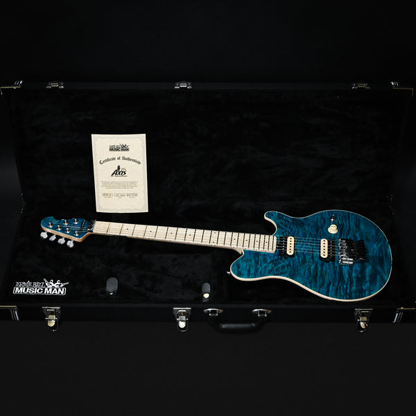 Ernie Ball Music Man Axis 30th Anniversary (No. 39 of 100) Electric Guitar- Translucent Blue 2026 (H10919)