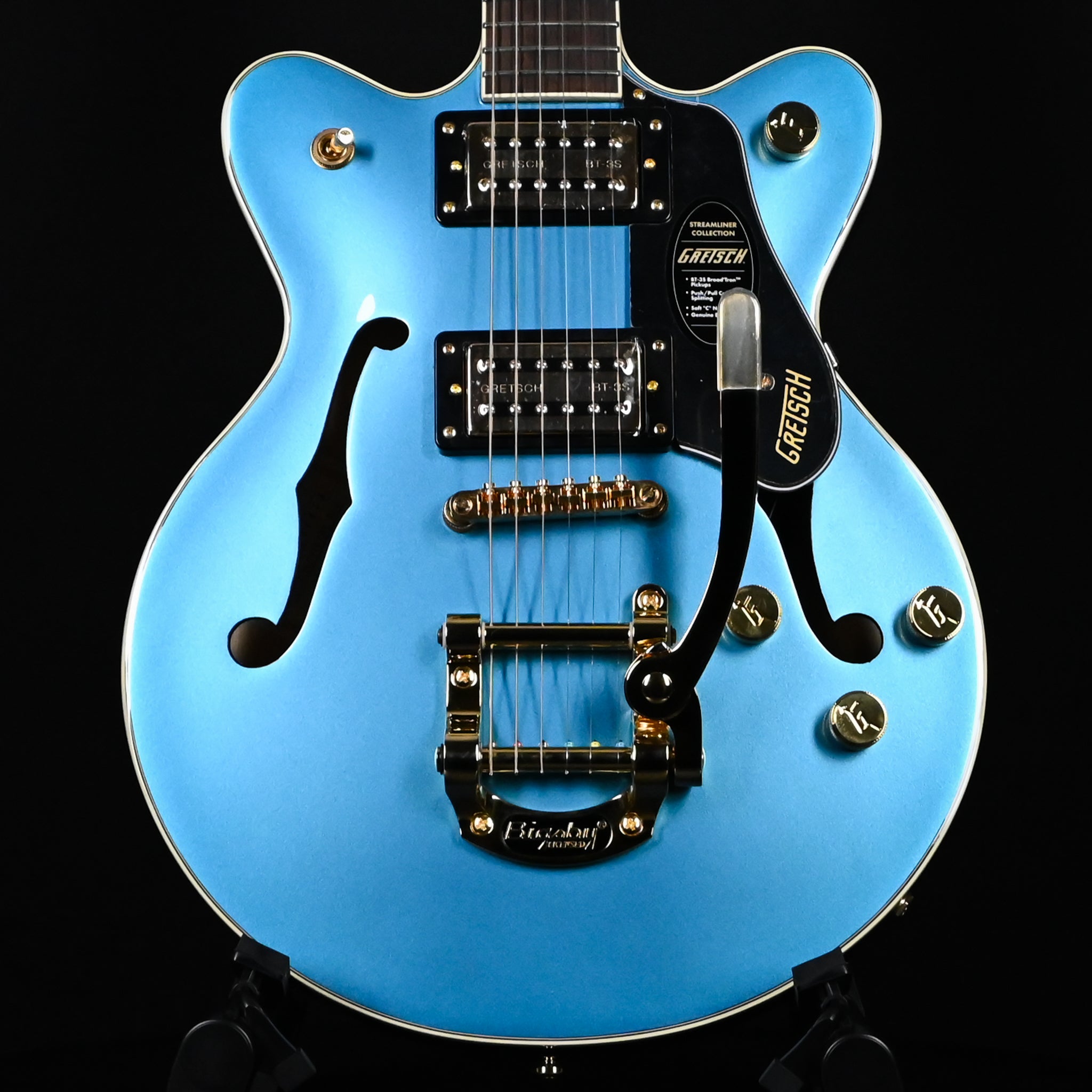 Gretsch G2655TG Streamliner Center Block Jr. Double-Cut w/ Bigsby LTD- Riviera Blue (IS241003591)