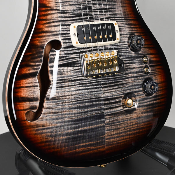 PRS 40th Anniversary Custom 24-08 Semi-Hollow Limited Edition- Charcoal Tri-Color Burst 2025 (0400173)