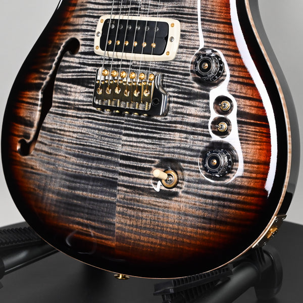 PRS 40th Anniversary Custom 24-08 Semi-Hollow Limited Edition- Charcoal Tri-Color Burst 2025 (0400173)