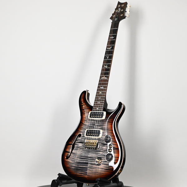PRS 40th Anniversary Custom 24-08 Semi-Hollow Limited Edition- Charcoal Tri-Color Burst 2025 (0400173)