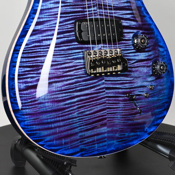 PRS Modern Eagle V Wood Library w/ 10-Top & Brazilian Rosewood Fingerboard Electric Guitar- Violet Blue Burst 2025 (0416653)