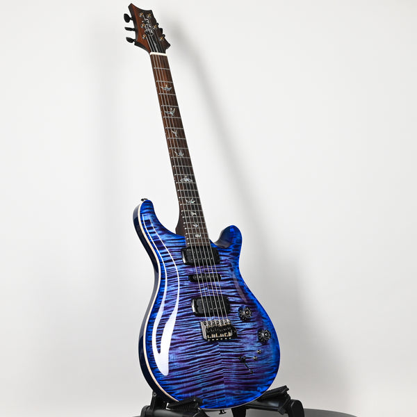PRS Modern Eagle V Wood Library w/ 10-Top & Brazilian Rosewood Fingerboard Electric Guitar- Violet Blue Burst 2025 (0416653)