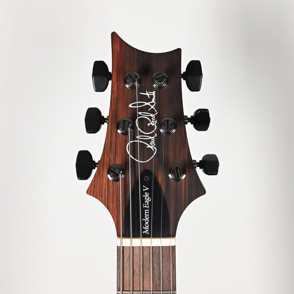 PRS Modern Eagle V Wood Library w/ 10-Top & Brazilian Rosewood Fingerboard Electric Guitar- Violet Blue Burst 2025 (0416653)