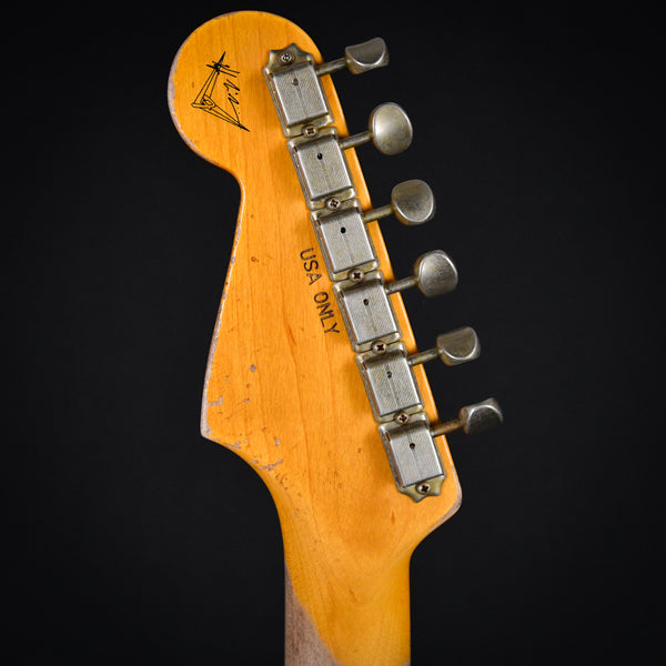 Fender Custom Shop Masterbuilt Kyle McMillin 1962 / 62 Stratocaster Brazilian Rosewood Heavy Relic Surf Green over 3 Color Sunburst 2024 (CZ579517)