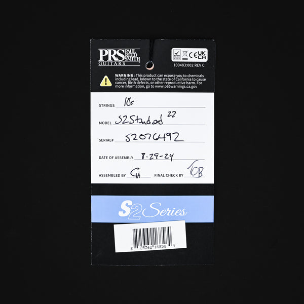 PRS S2 Standard 22 Electric Guitar - Scarlet Sunburst 2024 (S2076492)