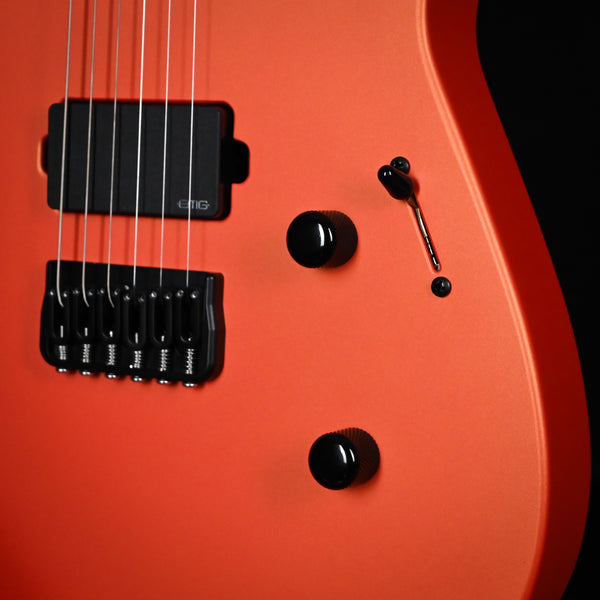 Jackson American Series Soloist HT Electric Guitar - Satin Lambo Orange (JAS2501874)