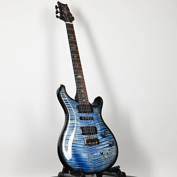 PRS Modern Eagle V Wood Library w/ 10-Top & Brazilian Rosewood Fingerboard Electric Guitar- Faded Blue Jean Wraparound 2025 (0416651)