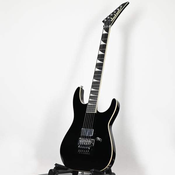 Jackson Pro Plus Series SL1A Soloist Limited Edition Electric Guitar- Gloss Black w/ Aged White Binding (ICJ2502932)