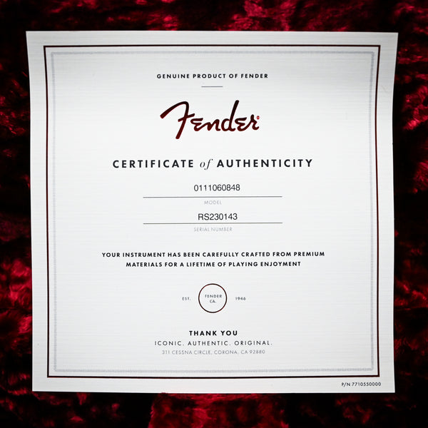 Fender Limited Edition Raphael Saadiq Telecaster - Dark Metallic Red (RS230143)
