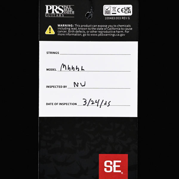 PRS SE Mark Holcomb Signature 6-String Electric Guitar - Holcomb Blue Burst 2025 (CTIG110981)