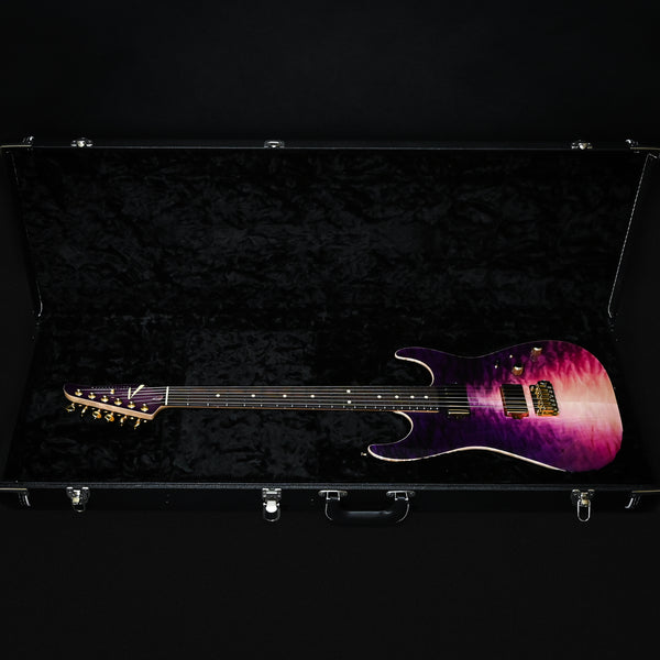 Tom Anderson Custom Drop Top w/ Quilt Maple Top- Purple Wake Surf w/ Binding 2025 (11-30-25N)