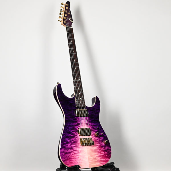 Tom Anderson Custom Drop Top w/ Quilt Maple Top- Purple Wake Surf w/ Binding 2025 (11-30-25N)