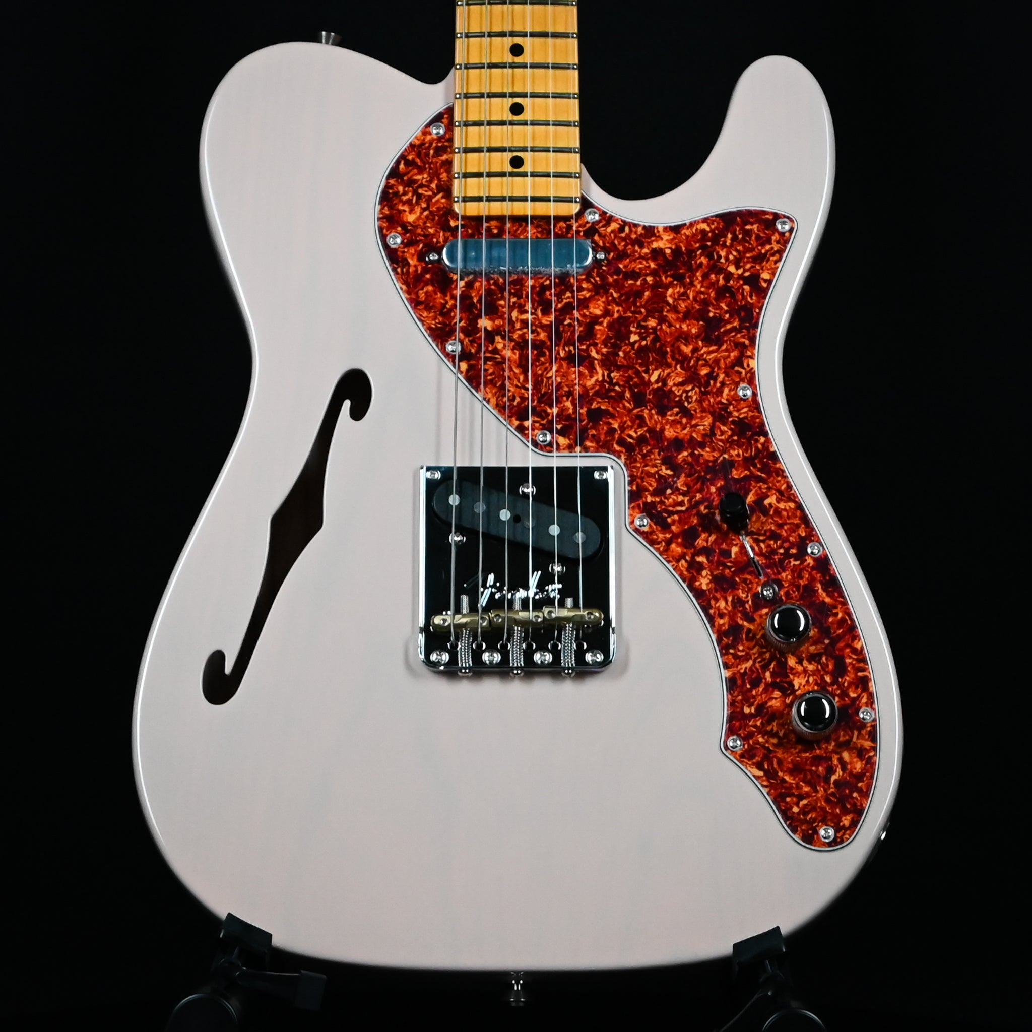 2024 Fender Limited Edition American Professional II Telecaster Thinline- Transparent Shell Pink 2024 (US24034008)