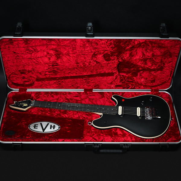 EVH Wolfgang USA Edward Van Halen Signature Electric Guitar - Stealth Black 2023 (WG15930A) Used – Mint
