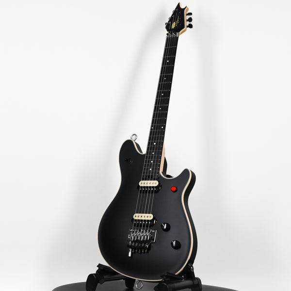 EVH Wolfgang USA Edward Van Halen Signature Electric Guitar - Stealth Black 2023 (WG15930A) Used – Mint