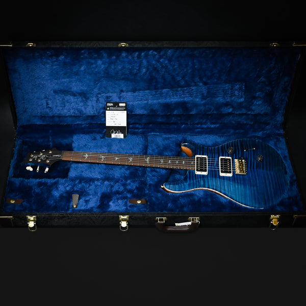 PRS Custom 24 Wood Library w/ 10-Top, Brazilian Rosewood, & DMO Pickups- Faded Blue 2025 (0401669)