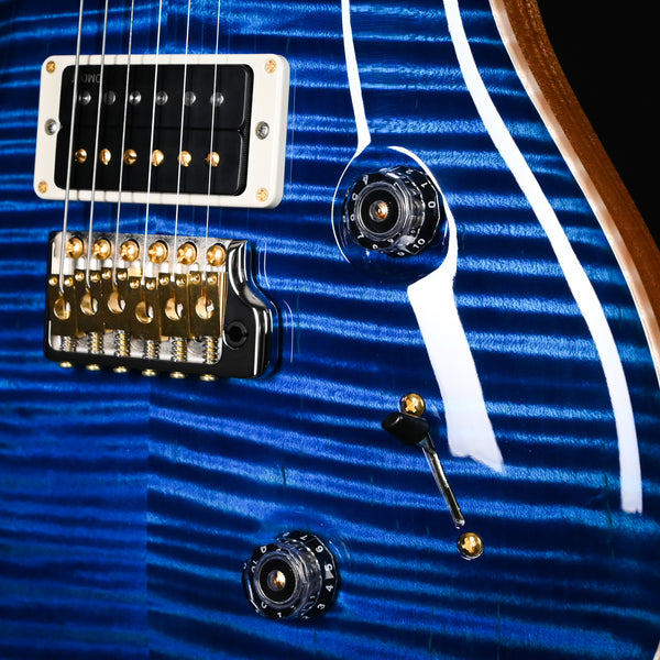 PRS Custom 24 Wood Library w/ 10-Top, Brazilian Rosewood, & DMO Pickups- Faded Blue 2025 (0401669)