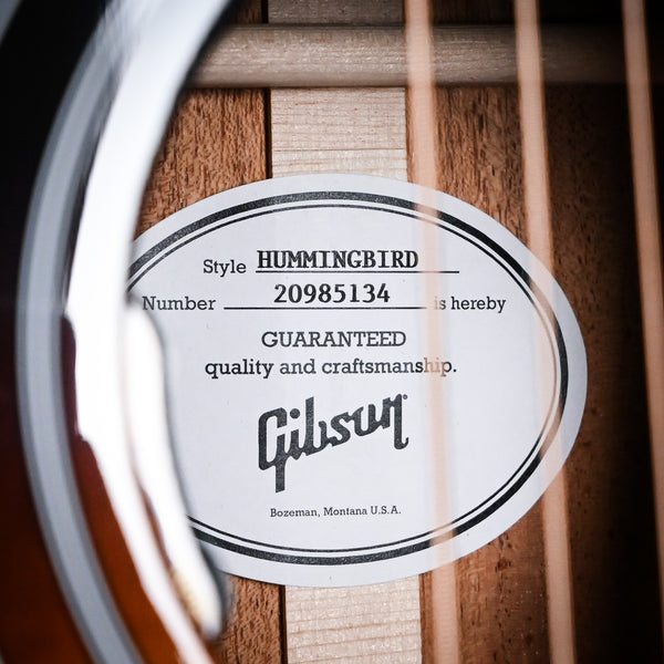 Gibson Acoustic Hummingbird Standard- Vintage Sunburst 2025 (20985134)