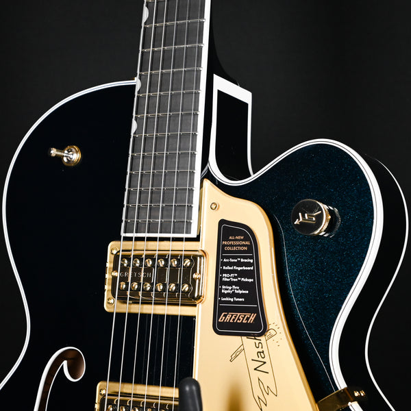 Gretsch Professional Nashville Hollow Body w/ String-Thru Bigsby- Midnight Sapphire w/ Gold Hardware (JT24062064)