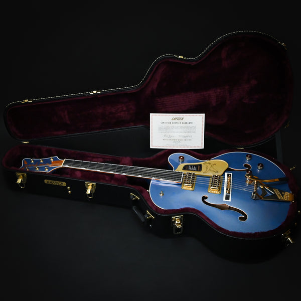 Gretsch Professional Falcon Hollow Body w/ String-Thru Bigsby- Cerulean Smoke (JT24062019)