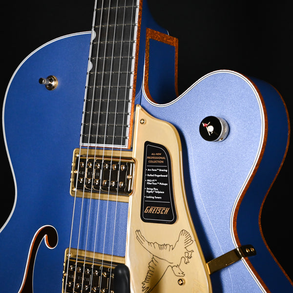 Gretsch Professional Falcon Hollow Body w/ String-Thru Bigsby- Cerulean Smoke (JT24062019)