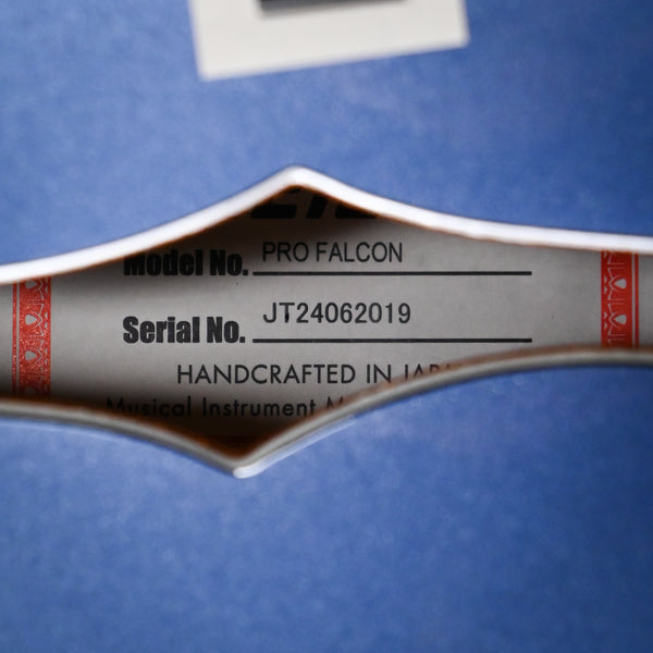 Gretsch Professional Falcon Hollow Body w/ String-Thru Bigsby- Cerulean Smoke (JT24062019)