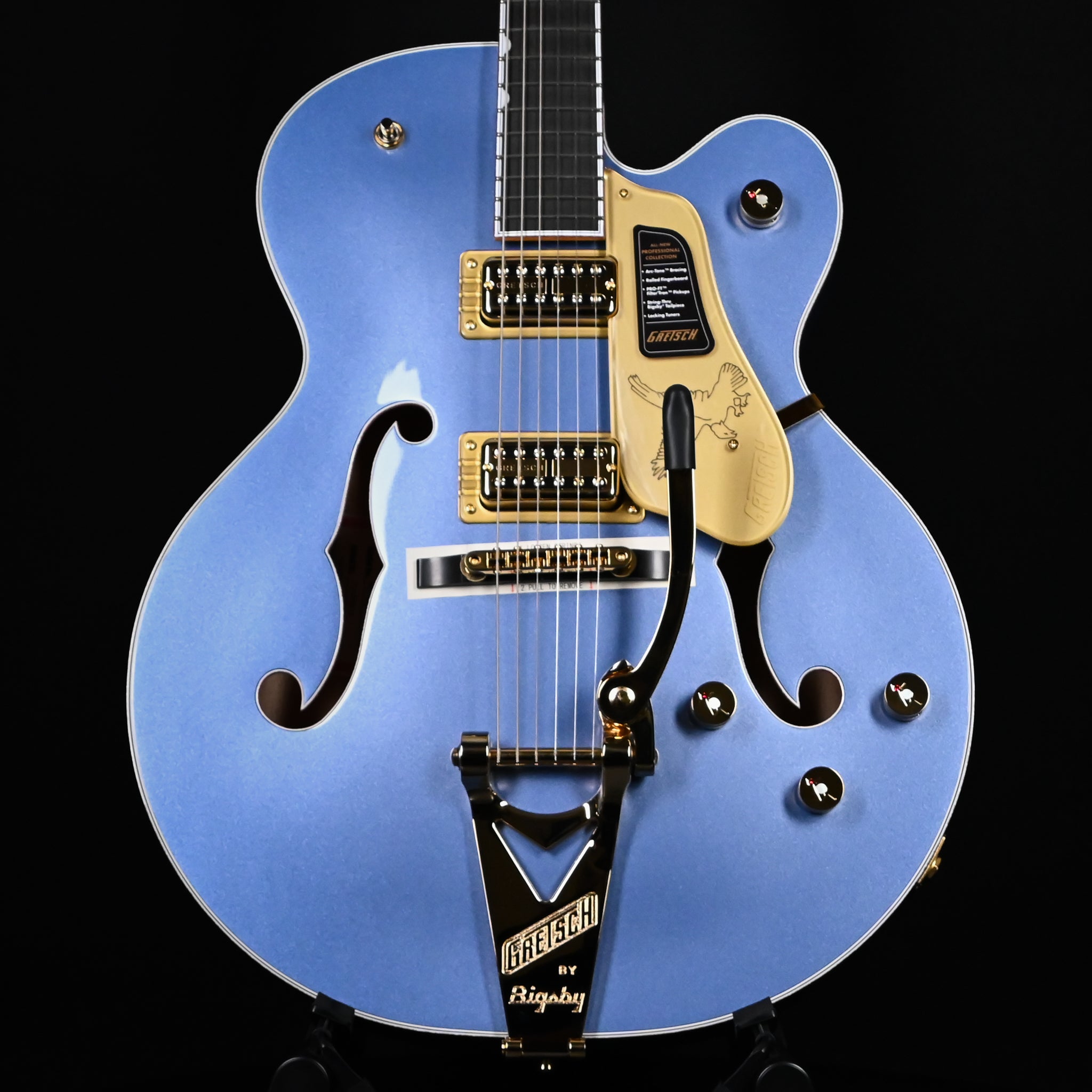 Gretsch Professional Falcon Hollow Body w/ String-Thru Bigsby- Cerulean Smoke (JT24062019)