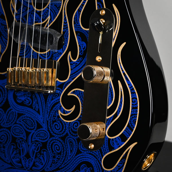 Fender James Burton Telecaster w/ Maple Fingerboard- Blue Paisley Flames (US22183543)