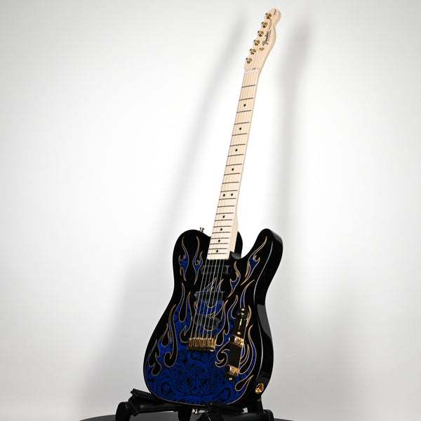 Fender James Burton Telecaster w/ Maple Fingerboard- Blue Paisley Flames (US22183543)