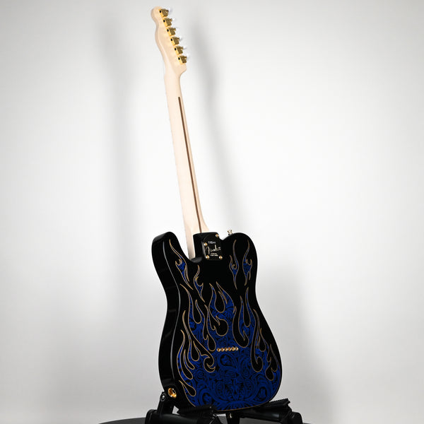 Fender James Burton Telecaster w/ Maple Fingerboard- Blue Paisley Flames (US22183543)