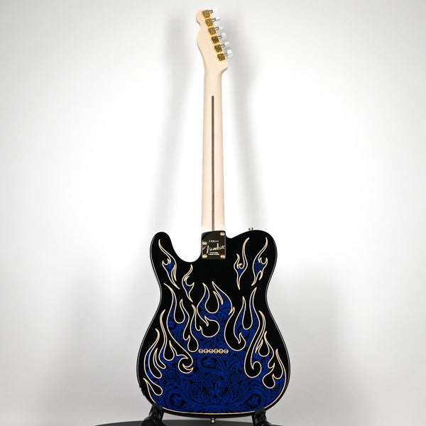 Fender James Burton Telecaster w/ Maple Fingerboard- Blue Paisley Flames (US22183543)
