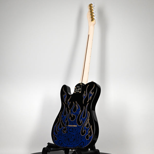 Fender James Burton Telecaster w/ Maple Fingerboard- Blue Paisley Flames (US22183543)