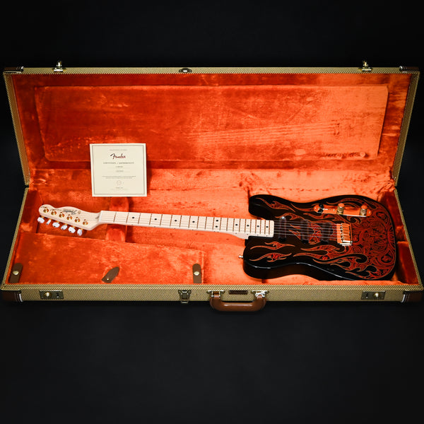 Fender James Burton Telecaster w/ Maple Fingerboard- Red Paisley Flames (US22183403)