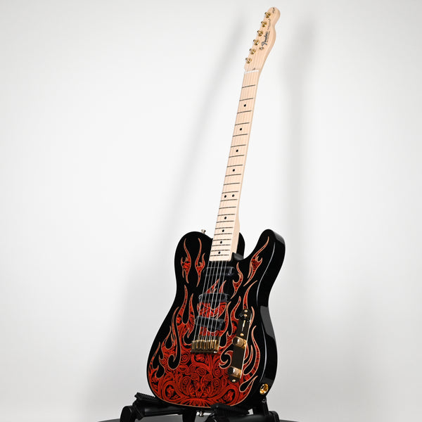 Fender James Burton Telecaster w/ Maple Fingerboard- Red Paisley Flames (US22183403)