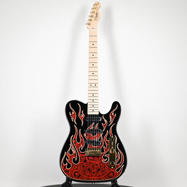 Fender James Burton Telecaster w/ Maple Fingerboard- Red Paisley Flames (US22183403)