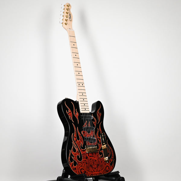 Fender James Burton Telecaster w/ Maple Fingerboard- Red Paisley Flames (US22183403)