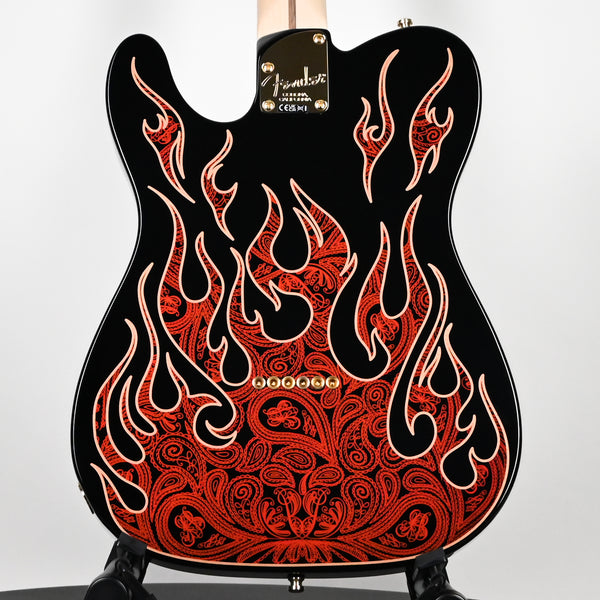 Fender James Burton Telecaster w/ Maple Fingerboard- Red Paisley Flames (US22183403)