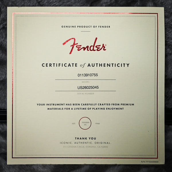 Fender American Professional II Stratocaster HSS- Mercury 2026 (US26025045)