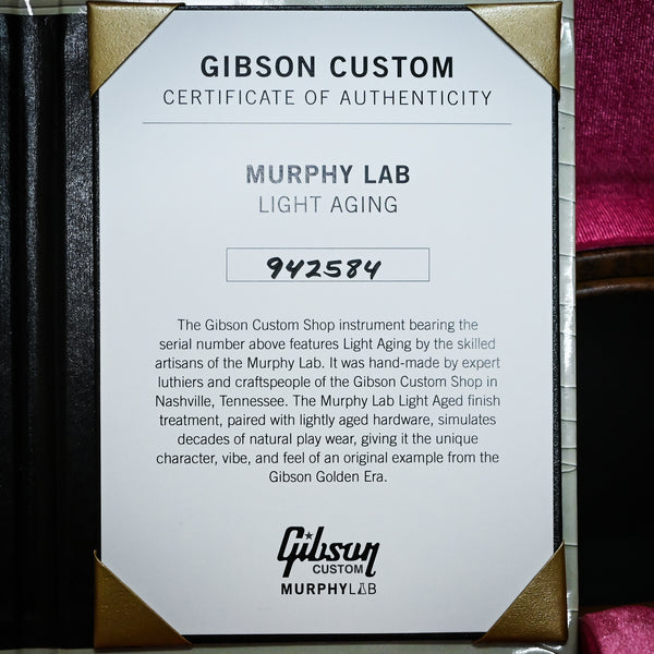 Gibson Custom 1959 Les Paul Standard Reissue Murphy Lab Light Aged- Cherry Tea Burst 2024 (942584)