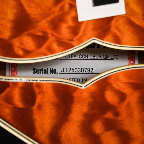 Gretsch Limited Edition Falcon Center Block Jr. w/ Bigsby & Quilted Maple- Roundup Orange 2025 (JT25030792)