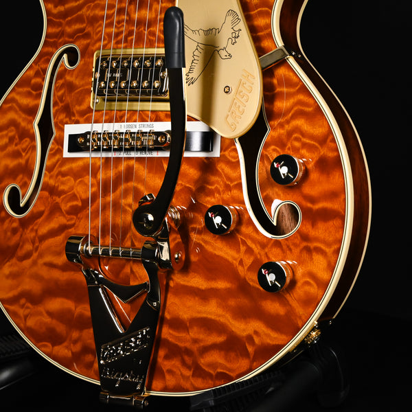 Gretsch Limited Edition Falcon Center Block Jr. w/ Bigsby & Quilted Maple- Roundup Orange 2025 (JT25030792)
