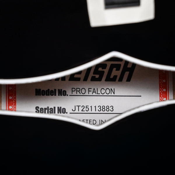Gretsch Falcon Hollow Body w/ String-Thru Bigsby- Black (JT25113883)