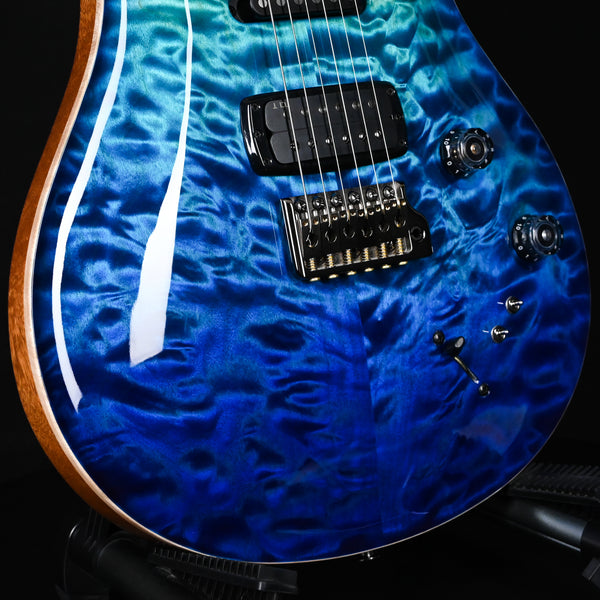 PRS Modern Eagle V Wood Library w/ 10-Top & Brazilian Rosewood Fingerboard Electric Guitar- Blue Fade w/ Blue Burst 2025 (0414983)