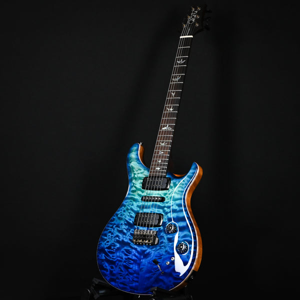 PRS Modern Eagle V Wood Library w/ 10-Top & Brazilian Rosewood Fingerboard Electric Guitar- Blue Fade w/ Blue Burst 2025 (0414983)