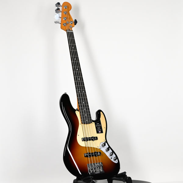 Fender American Ultra II Jazz Bass V w/ Ebony Fingerboard- Ultraburst 2026 (US26001861)
